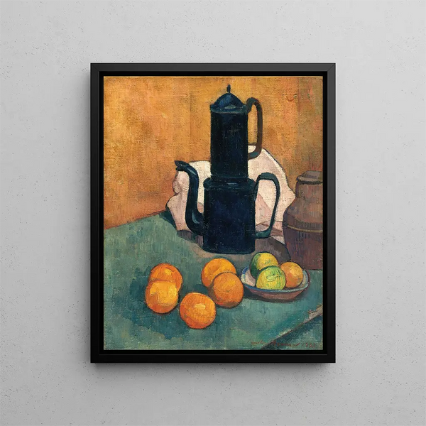 La cafetière bleue - Émile Bernard — oprawiony obraz na ścianie