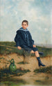 Mały rybak - Émile Eisman-Semenowsky — widok dzieła