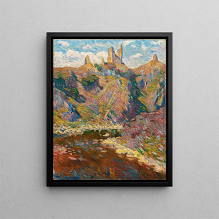 Emile Othon Friesz - Chteau de Crozant dominant la Creuse.webp