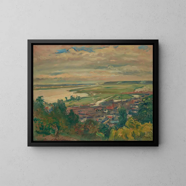 L'estuaire de Honfleur - Émile Othon Friesz — oprawiony obraz na ścianie