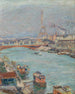 La Seine à Paris, la Tour Eiffel, le jour - Émile Othon Friesz — widok dzieła