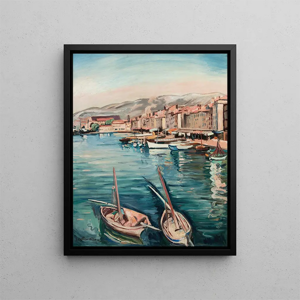Le port de Toulon - Émile Othon Friesz — oprawiony obraz na ścianie