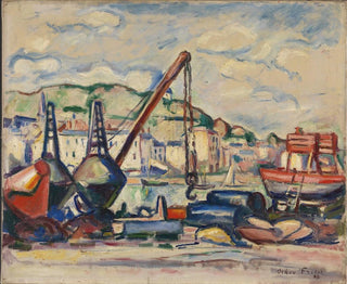 Emile Othon Friesz - The Harbour in Honfleur.webp