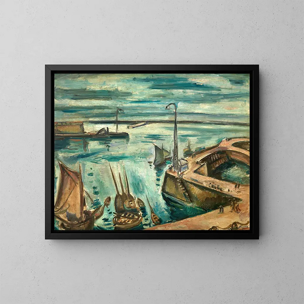 Le Port du Havre - Émile Othon Friesz — oprawiony obraz na ścianie
