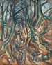 La route en contrebas en hiver - Émile Othon Friesz — widok dzieła