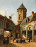 Dawny Zamek Kardynała de Granvelle 1517-1586 w Brukseli - Émile Pierre Joseph de Cauwer — widok dzieła