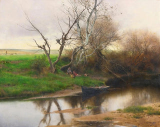 Emilio SnchezPerrier - A QUIET STRETCH OF RIVER.webp