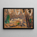 Wnętrze lasu - Emily Carr — oprawiony obraz na ścianie