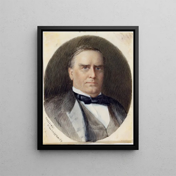 William McKinley - Emily Drayton Taylor — oprawiony obraz na ścianie
