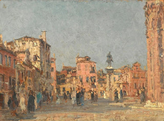 Place Saint-Jean à Venise - Emma Ciardi — widok dzieła