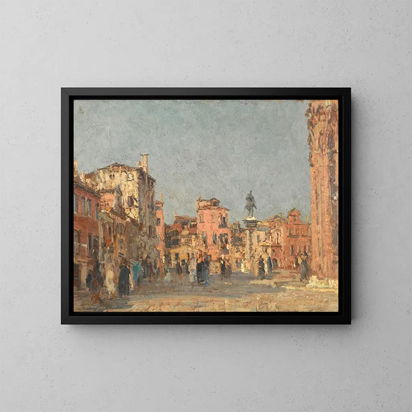 Place Saint-Jean à Venise - Emma Ciardi — oprawiony obraz na ścianie