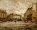 La place Maubert - Emmanuel Lansyer — widok dzieła