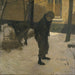 Dziecięcy z saniami - Charles Mertens — widok dzieła