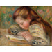 Reprodukcja obrazu Dziecko czytające - Pierre-Auguste Renoir