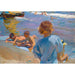 Reprodukcja obrazu Dzieci na plaży, Walencja - Joaquín Sorolla