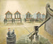 Maszyny do kąpieli w Aldeburgh - Eric Ravilious — widok dzieła