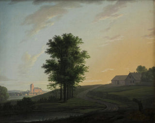 Erik Pauelsen - Evening Landscape near Gentofte North of Copenhagen.webp