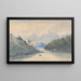 Sur le Bealey, Canterbury, NZ - Ernest Arthur Chapman — oprawiony obraz na ścianie