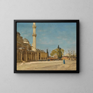 Ernest Buttura - Devant La Mosque Constantinople.webp
