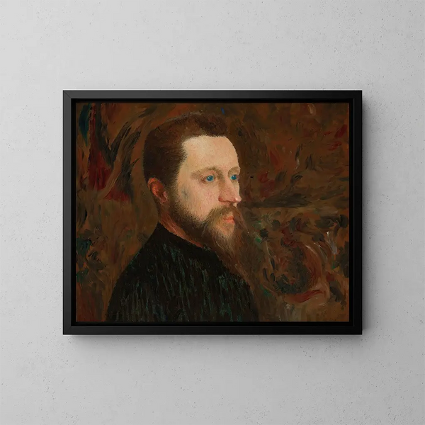 Portret Georges'a Seurata - Ernesta Josepha Laurenta — oprawiony obraz na ścianie