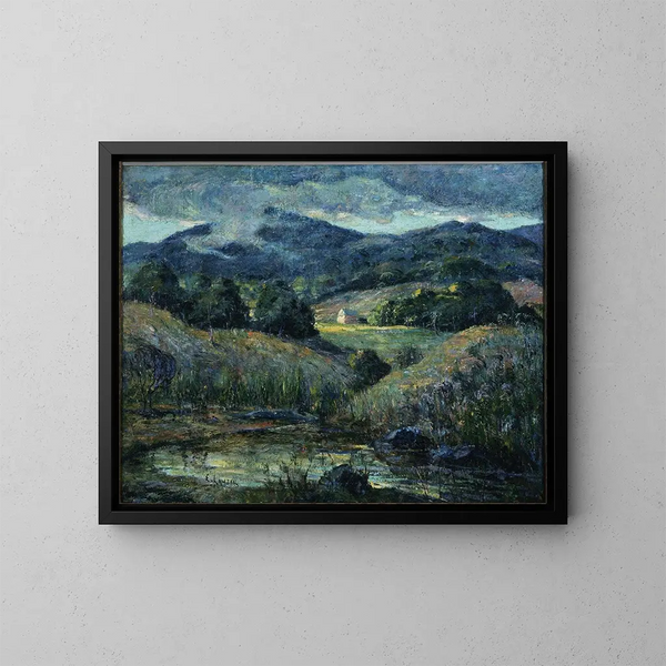 Burza nadchodzi - Ernest Lawson — oprawiony obraz na ścianie