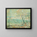 Inwood na Hudson pod śniegiem - Ernest Lawson — oprawiony obraz na ścianie