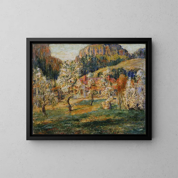 Mai dans les montagnes - Ernest Lawson — oprawiony obraz na ścianie