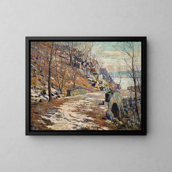 Trasa wzdłuż Palisad - Ernest Lawson — oprawiony obraz na ścianie