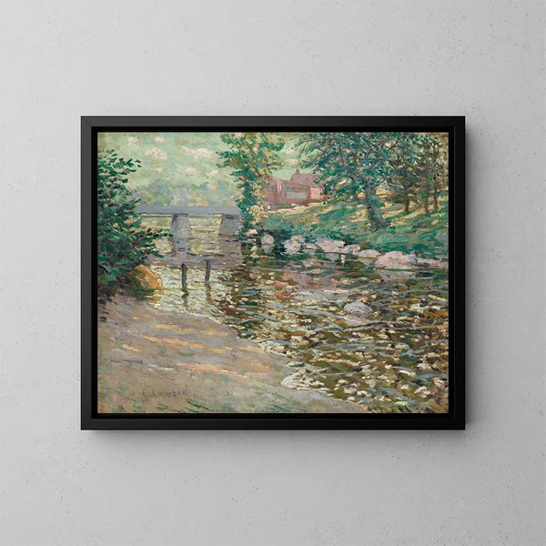 La rivière Bronx - Ernest Lawson — oprawiony obraz na ścianie