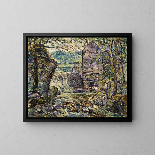 Le Moulin - Ernest Lawson — oprawiony obraz na ścianie