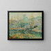 Le bassin et le pont Gapstow, Nowy Jork - Ernest Lawson — oprawiony obraz na ścianie