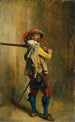 Un mousquetaire du temps de Louis XIII - Ernest Meissonier — widok dzieła