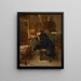 Un peintre - Ernest Meissonier — oprawiony obraz na ścianie