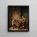 Piosenka - Ernest Meissonier — oprawiony obraz na ścianie