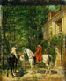 L'Auberge du Bord de la Route - Ernest Meissonier — widok dzieła