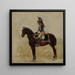 Un cuirassier - Ernest Meissonier — oprawiony obraz na ścianie