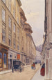 La rue Dorothée à Vienne avec l'ancien mont-de-piété - Ernst Graner — widok dzieła
