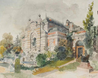 Villa dans un parc - Ernst Graner — widok dzieła