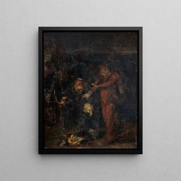 Le meurtre des côtes - Ernst Josephson — oprawiony obraz na ścianie