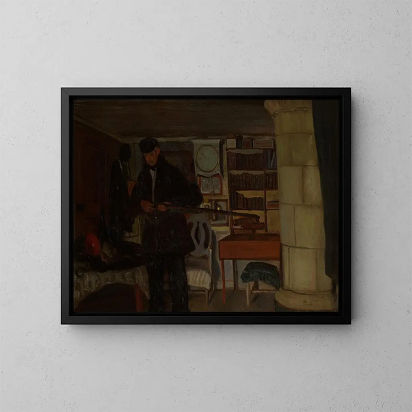 Le vieux chasseur - Ernst Josephson — oprawiony obraz na ścianie