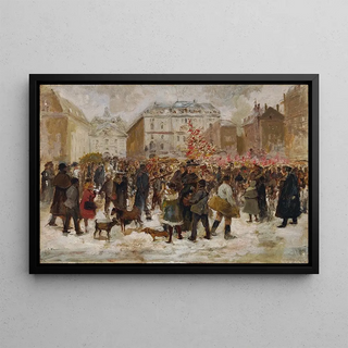 Ernst Juch - Weihnachtsmarkt am Hof in Wien.webp