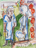 Wieśniacy przy fontannie w Stafelalp - Ernst Ludwig Kirchner — widok dzieła