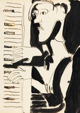 Ernst Ludwig Kirchner - Der Orgelspieler Orgler von Spina Julius Hembus.webp