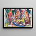 Rodzina na łące - Ernst Ludwig Kirchner — oprawiony obraz na ścianie