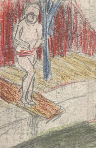 Ernst Ludwig Kirchner - Figure on Diving Board.webp