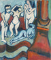 Cztery rzeźby z drewna - Ernst Ludwig Kirchner — widok dzieła