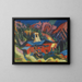 Dom na grzbiecie - Ernst Ludwig Kirchner — oprawiony obraz na ścianie