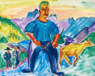 Ernst Ludwig Kirchner - Kuh und Treiber.webp