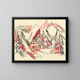 Ernst Ludwig Kirchner - Landschaft Davos.webp