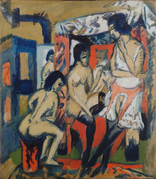 Naga w studio - Ernst Ludwig Kirchner — widok dzieła